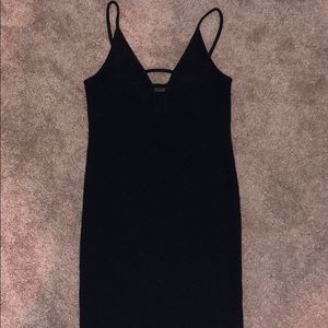 Top shop deep V bodycon